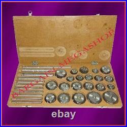Bluefox 12-Piece Valve Seat & Face Cutter Set – For Vintage Cars & Motorcycles – Includes Cutters, Guides, Handles