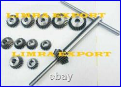 Valve Seat & Face Cutter Set 21 Pieces Set For Vintage Cars & Bikes USA