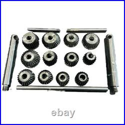 Valve Seat & Face Cutter Set Of 12PCs Carbon Steel With Wooden Box-GIMT