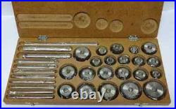 Valve Seat & Face Cutter Set Of 21PCs Carbon Steel With Wooden Box