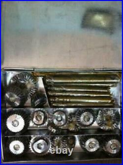 Valve Seat & Face Cutter Set Of 21 Pcs Carbon Steel HCS with Metal Box