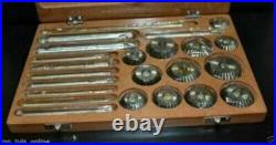 Valve Seat Tool Kit 12 Pcs High Carbon Steel Cutter For Vintage Block Heads