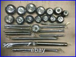 Valve Seat Tool Set 21 Ps High Carbon Steel Cutter For Vintage Block Heads