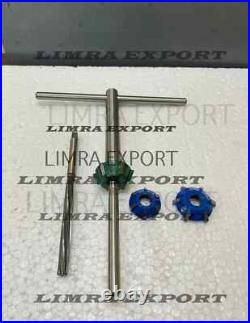 Valve seat Cutter SetCarbide Tipped3Angle Job2.020-1.600 30-45-60 Degrees BEST