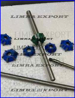 Valve seat Cutter Set Carbide Tipped 3 Angle Job 2.020-1.600 30-45-60 Degrees