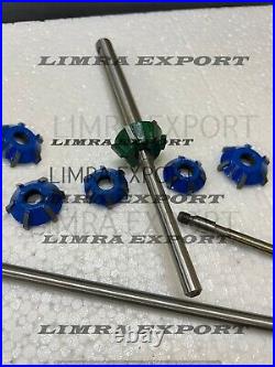 Valve seat Cutter Set Carbide Tipped 3 Angle Job 2.020-1.600 30-45-60 Degrees