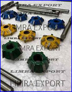 Valve seat Cutter Set Carbide Tipped 3 Angle Job 2.020-1.600 30-45-60 Degrees