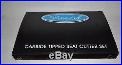 Valve seat Cutter Set Carbide Tipped BMW AIR HEAD 1970-92 4 Angles 15,45,60,75