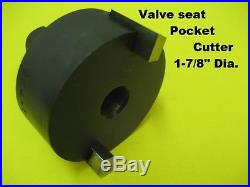 Valve seat POCKET CUTTER 1-7/8 diameter, 3/8 pilot hole, 1/2 hex. Drive