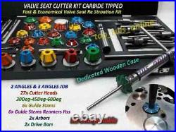 Valve seat cutter kit Go Kart Mower Motorcycle ATV 3 Angle Valve Job Valve seat cutter kit Go Kart Mower Motorcycle ATV 3 Angle Valve Job