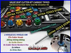 Valve seat cutter kit Go Kart Mower Motorcycle ATV 3 Angle Valve Job Valve seat cutter kit Go Kart Mower Motorcycle ATV 3 Angle Valve Job