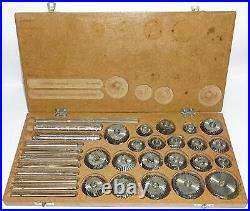 Valve seat cutter set with 21 blades, for classic cars and motorcycles
