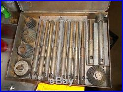 Vintage Albertson & Co, SIOUX Valve Seat Cutter Grinder with Pilots & Metal Case