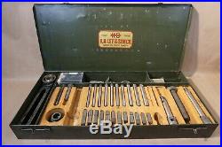 Vintage K. O. LEE & Sons Knock-Out Valve Seat, Cutter Tool Kit, Metal/Wood Case