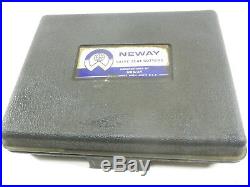 Vintage NEWAY Valve Seat Cutter Kit NO Instructions Corunna MICH, USA G743