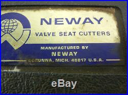 Vintage NEWAY Valve Seat Cutter Kit NO Instructions Corunna MICH, USA G743