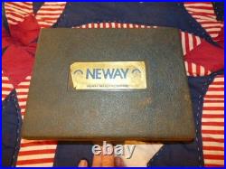 Vintage Neway Valve Seat Cutter Set 102-W Small Engine Tool Kit USA Made